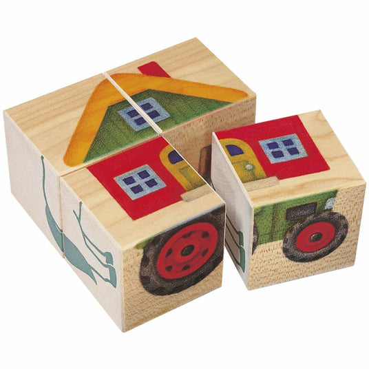 Selecta | Bilderwürfel | Farm | 4 Teile