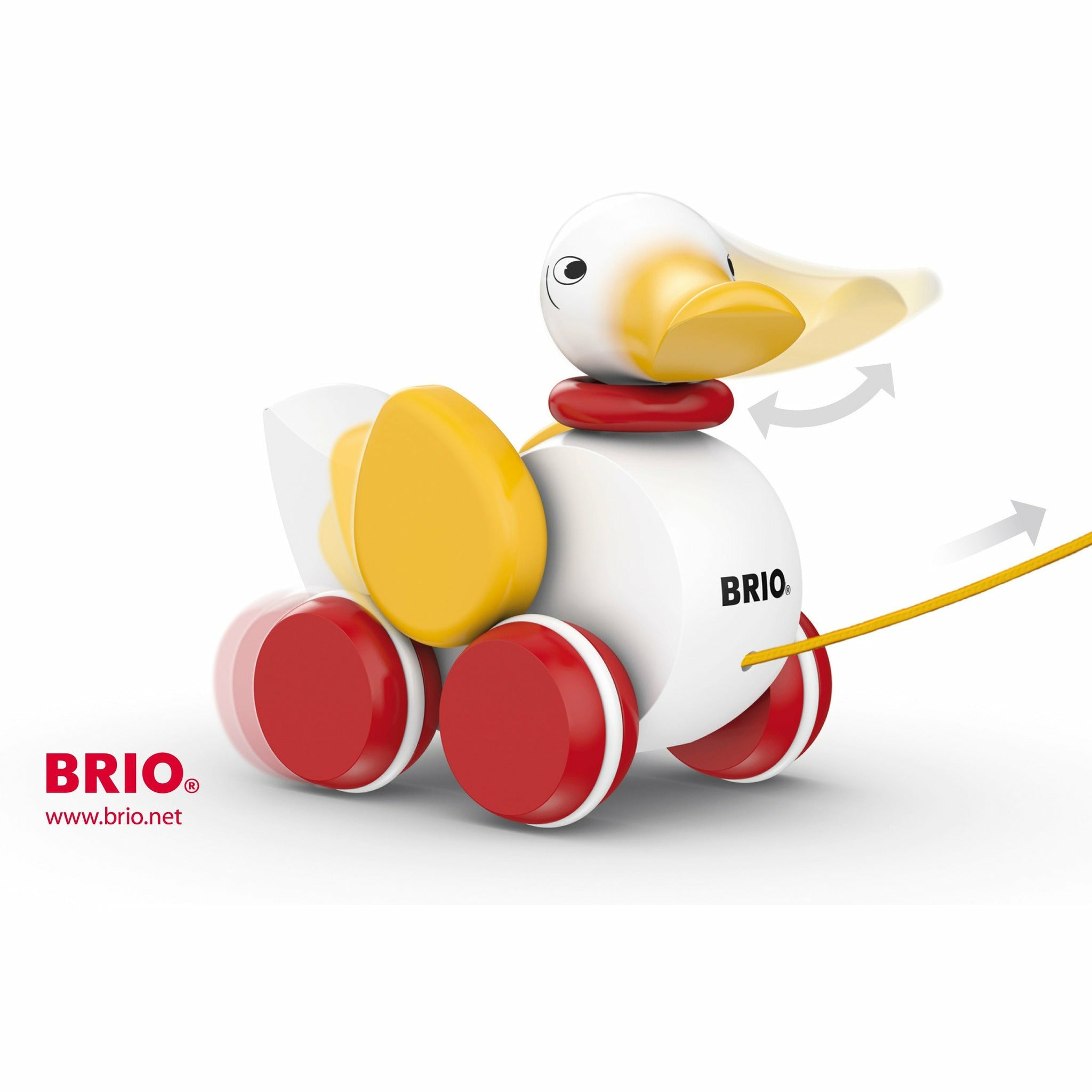 BRIO | Nachziehente, weiß