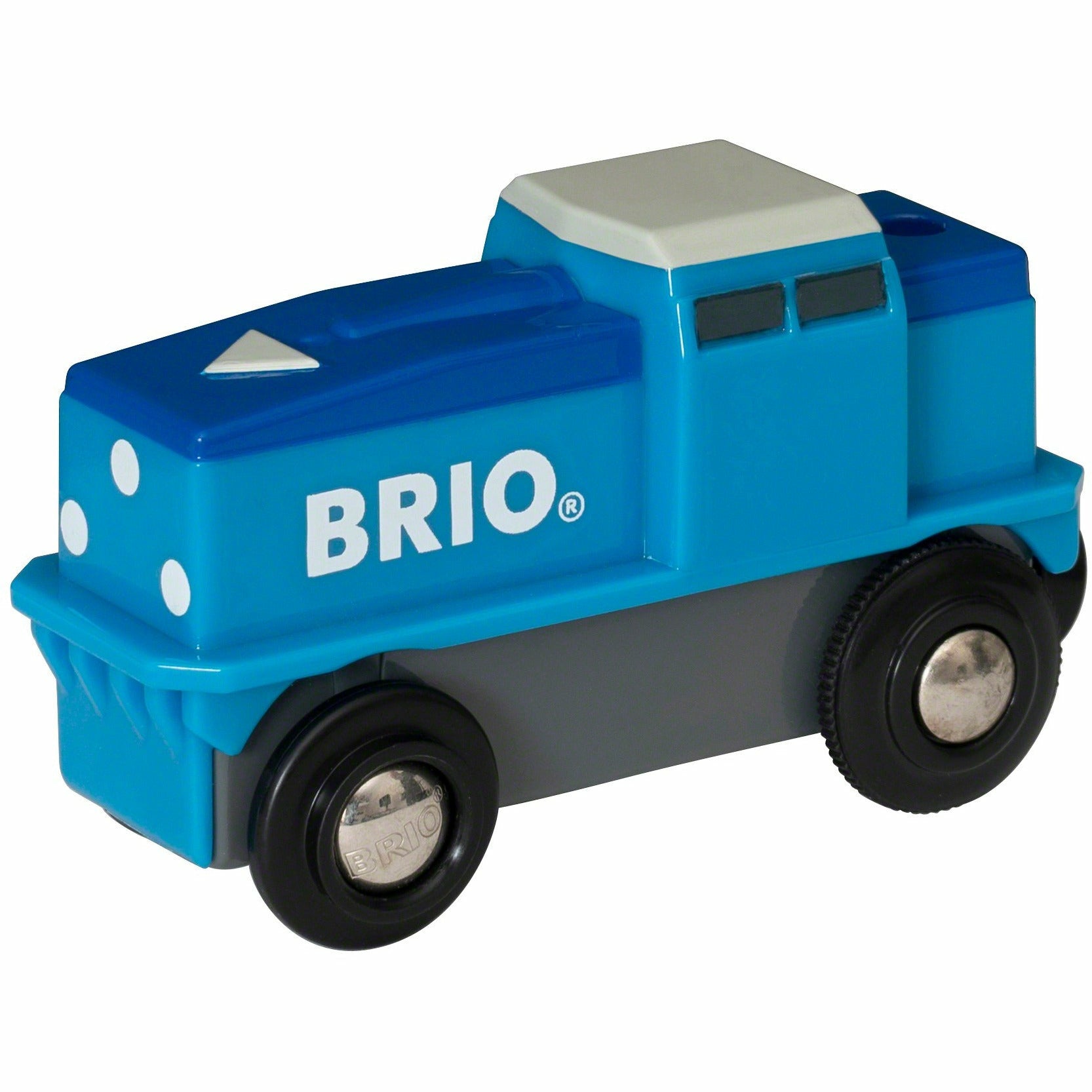 BRIO | Blaue Batterie Frachtlok