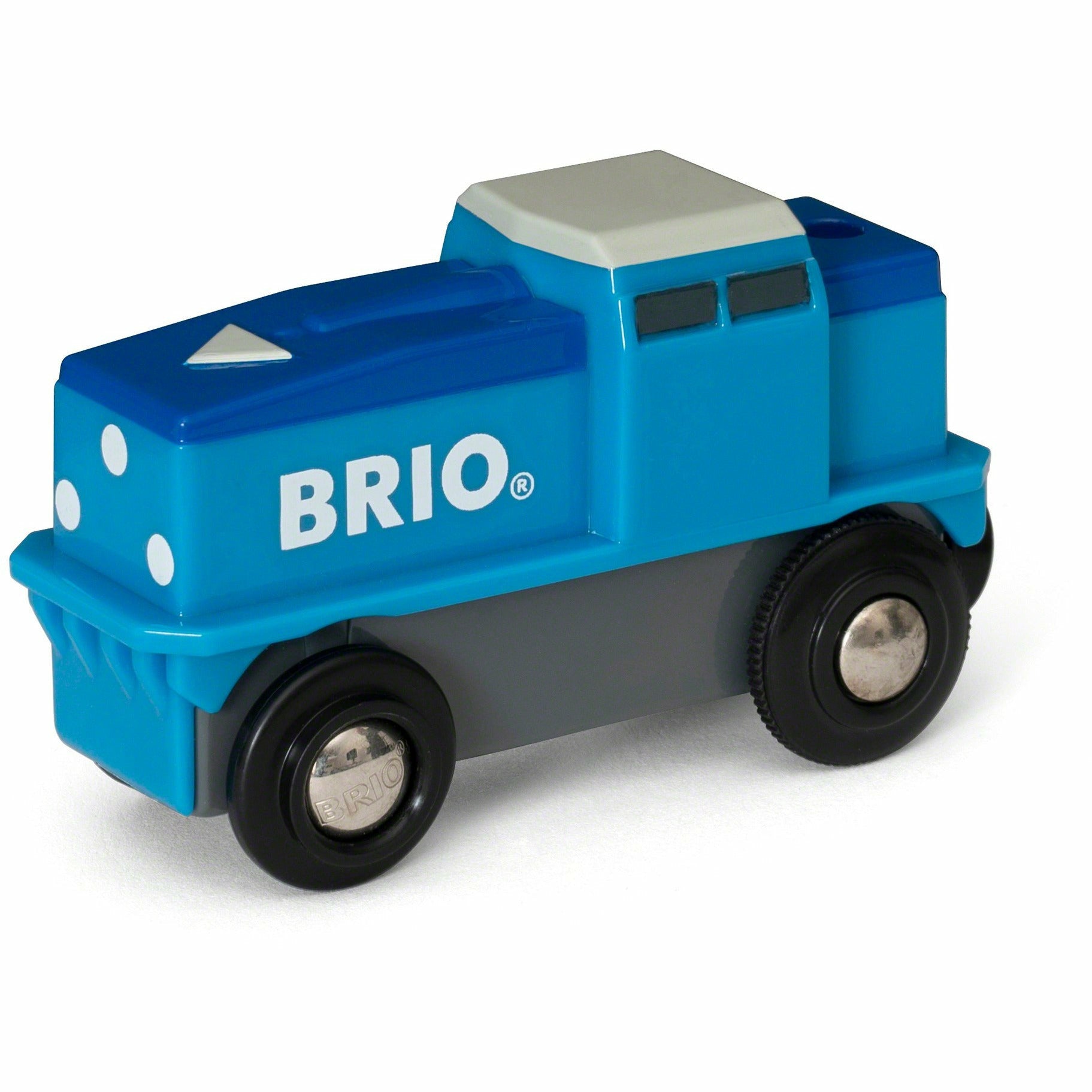 BRIO | Blaue Batterie Frachtlok