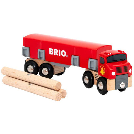 BRIO | Holztransporter mit Magnetladung