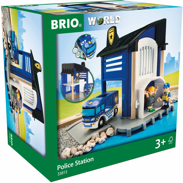 BRIO | Polizeistation mit Einsatzfah
