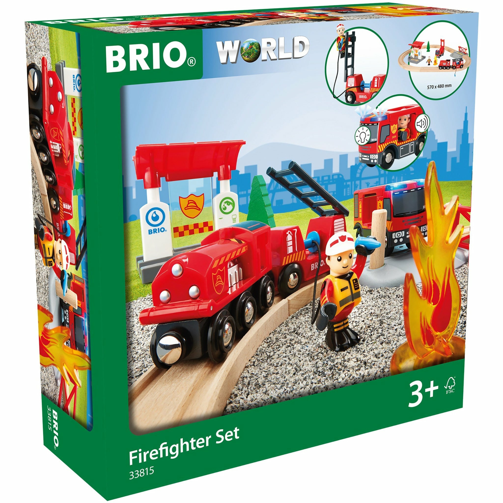 BRIO | BRIO Bahn Feuerwehr Set  TV A