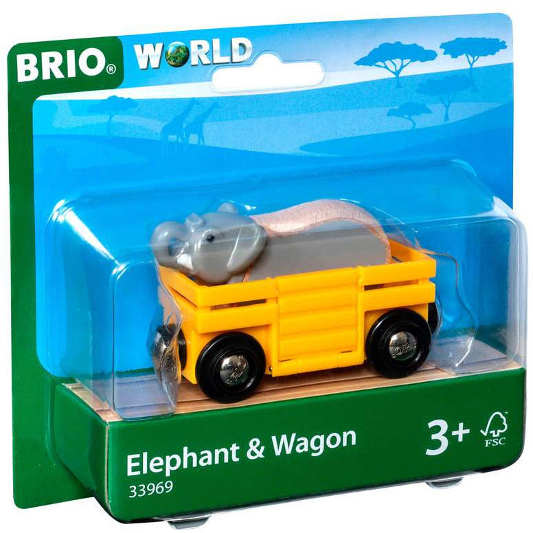 BRIO | Tierwaggon Elefant