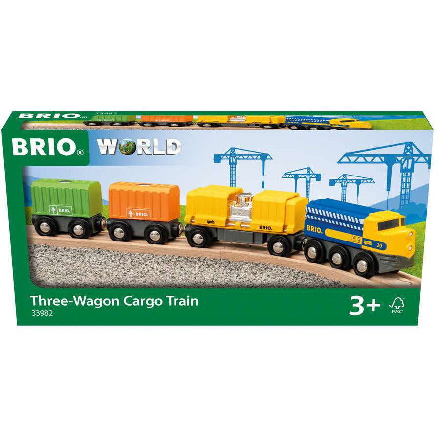 BRIO | Güterzug mit drei Waggons