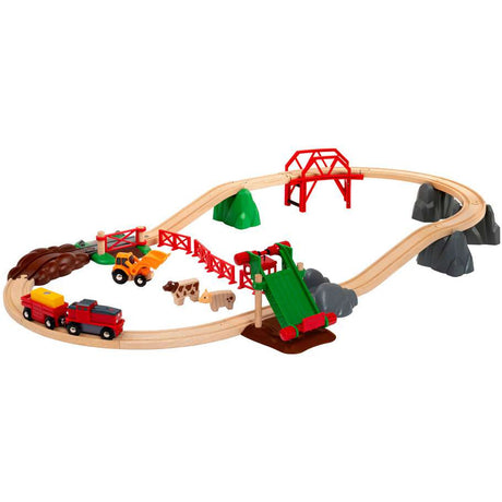 BRIO | Großes BRIO Bahn Bauernhof-Set
