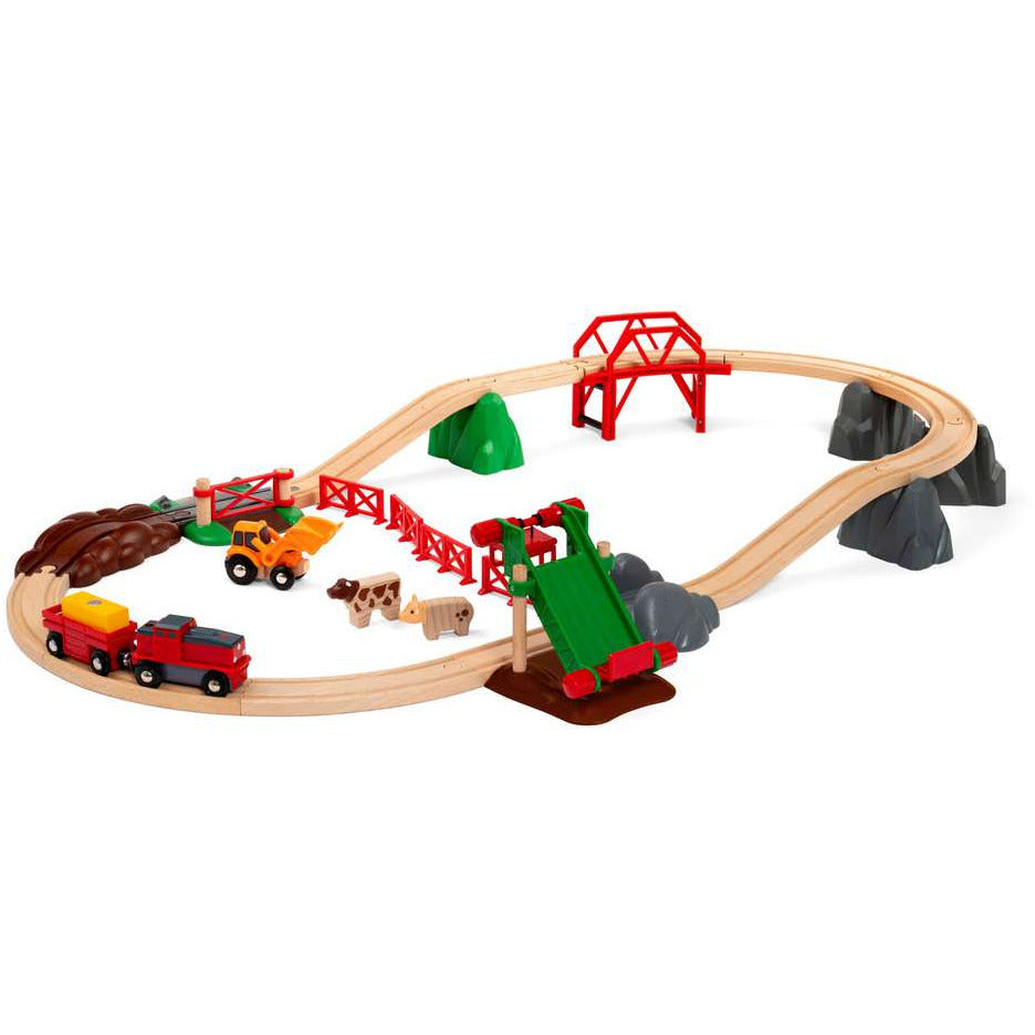 BRIO | Großes BRIO Bahn Bauernhof-Set