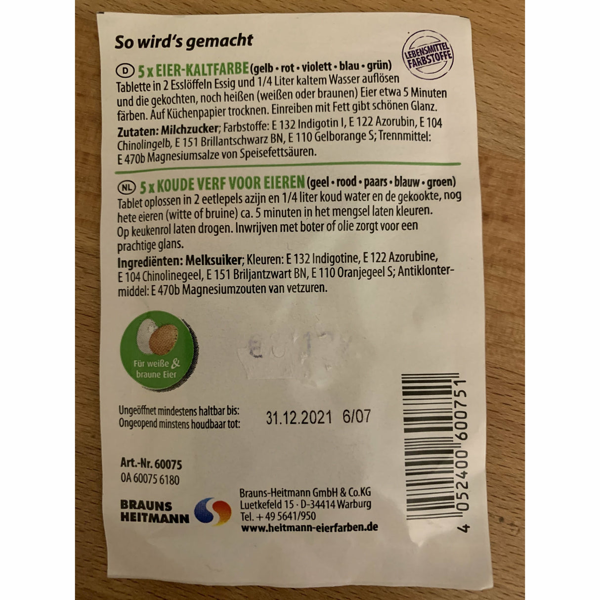 Ostererier Kaltfarben