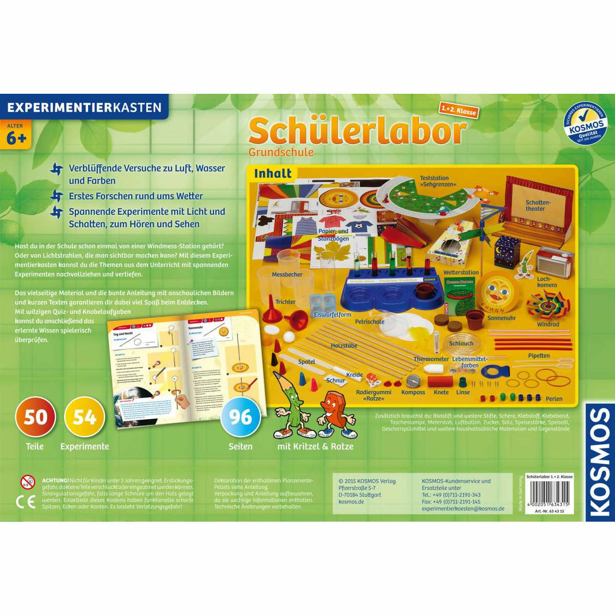 KOSMOS | Schülerlabor Grundschule 1.+2. Klasse