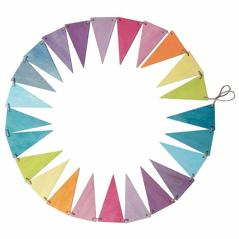 Grimm's | Wimpelkette Pastell