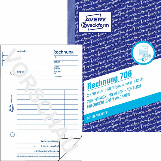 Avery-Zweckform | Rechnung | 706