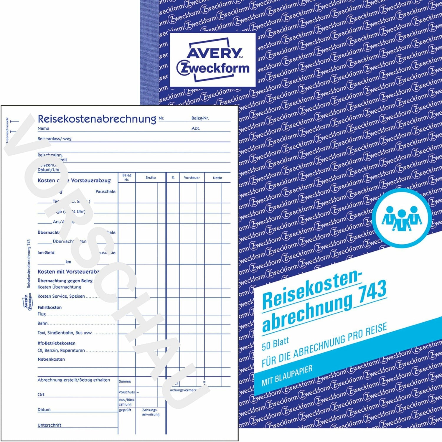 Avery-Zweckform | Reisekostenabrechnung | 743