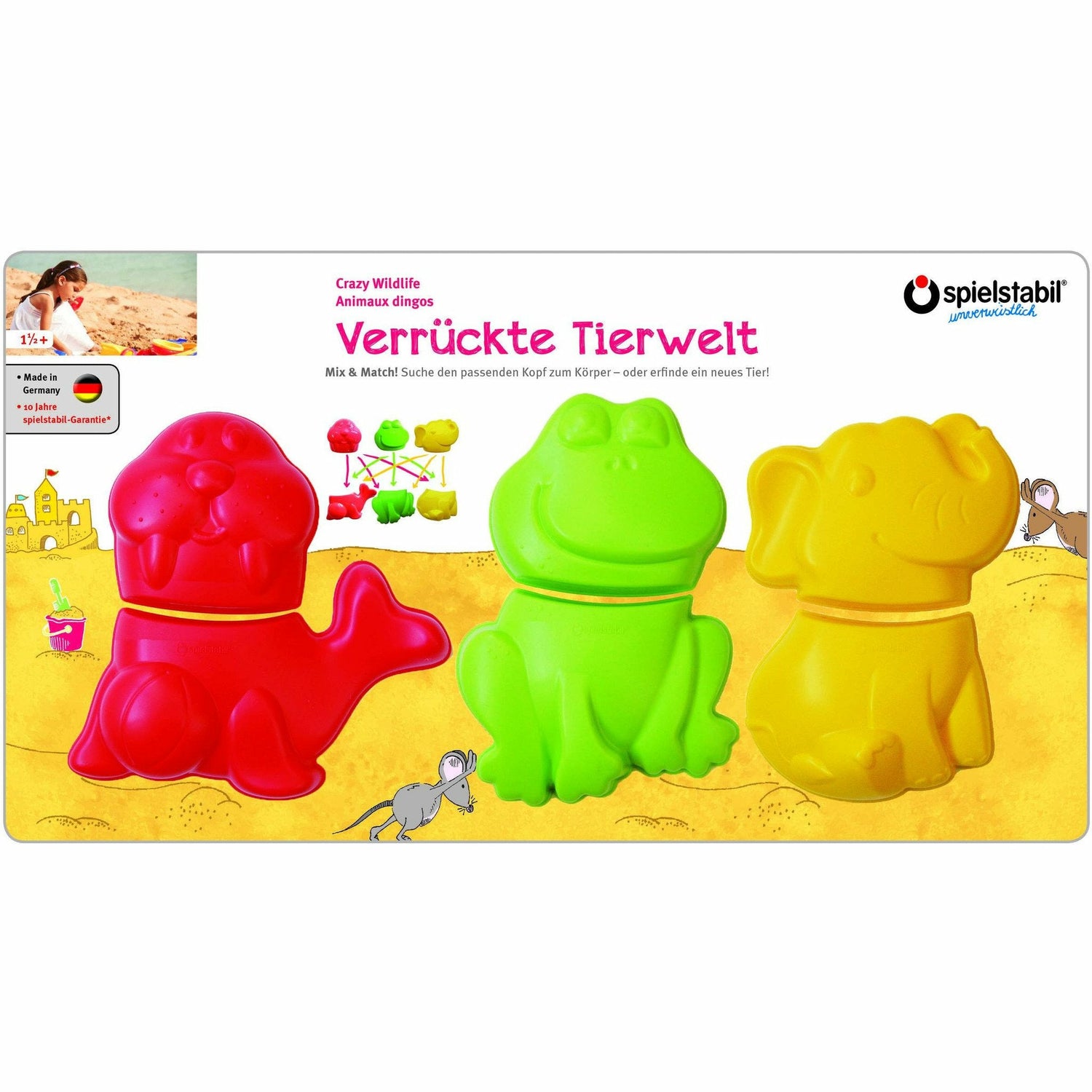 Spielstabil® | Verrückte Tierwelt fashion 6-teilig