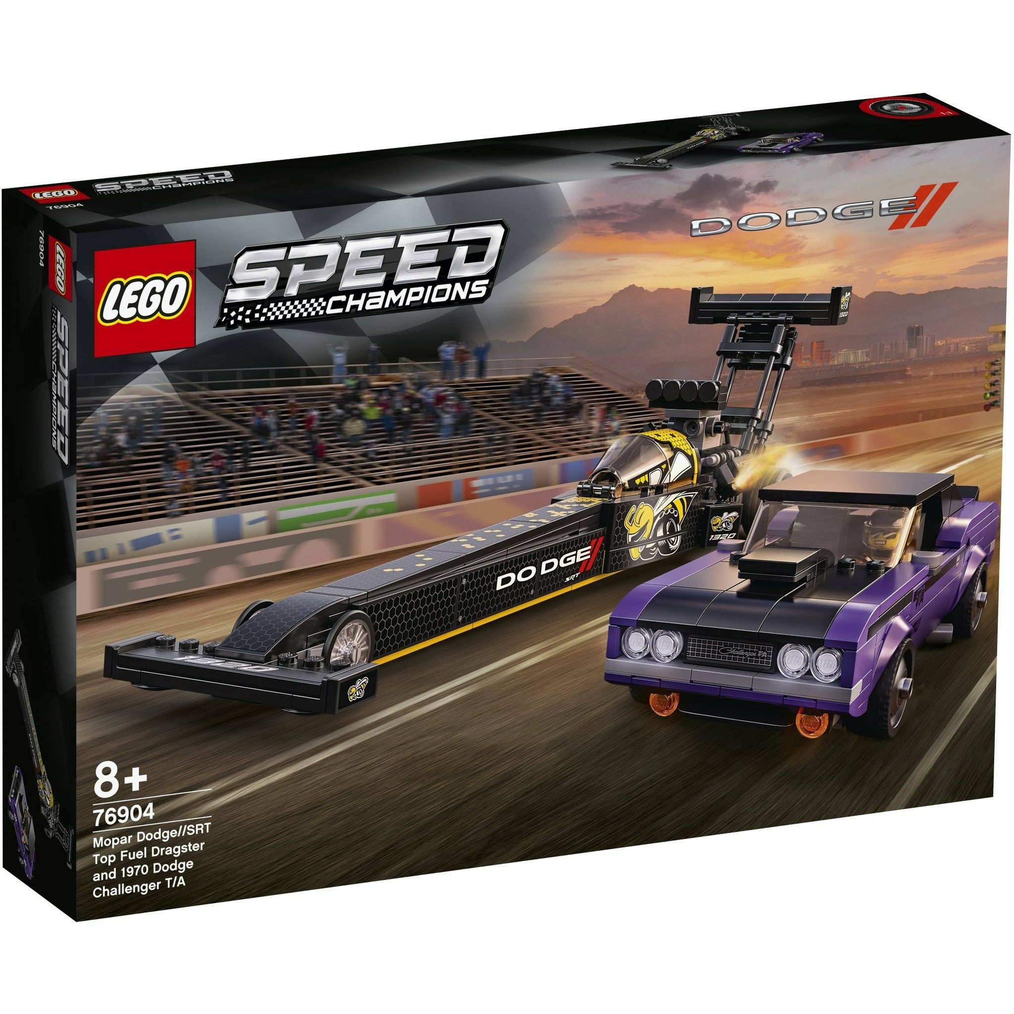Lego® | 76904 | Mopar Dodge//SRT Dragster & 1970 Dodge Challenger