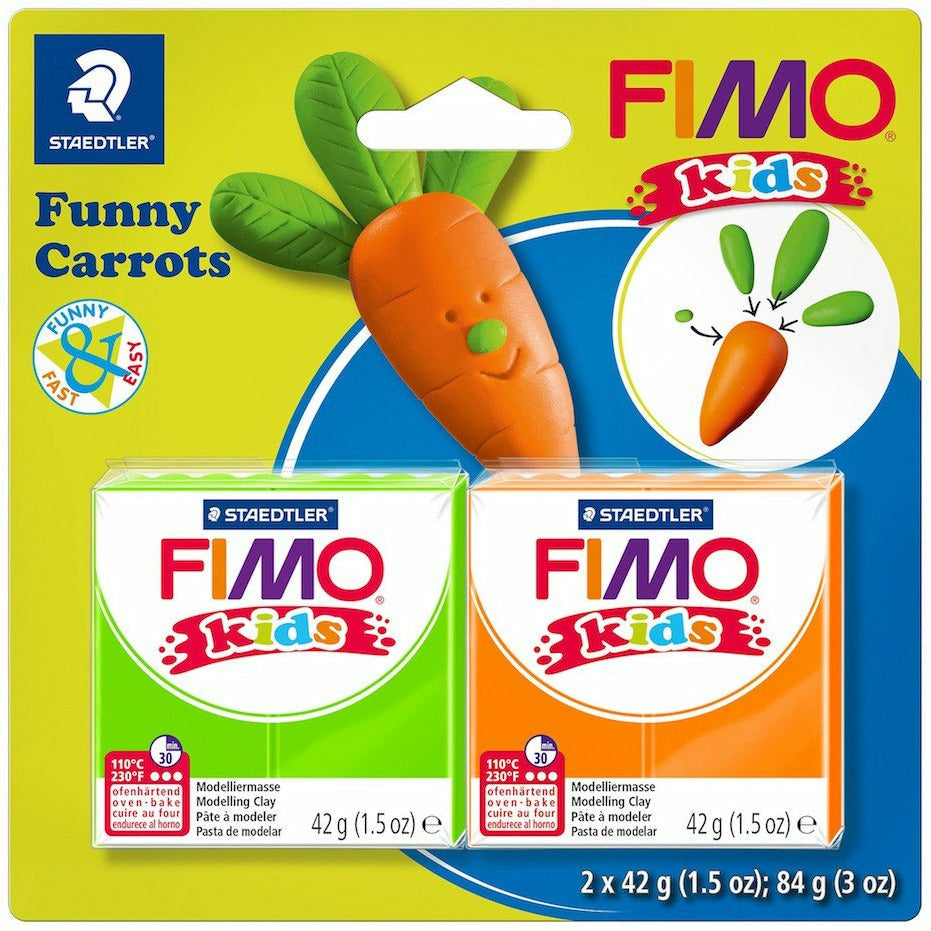FIMO Kids kit funny carrots