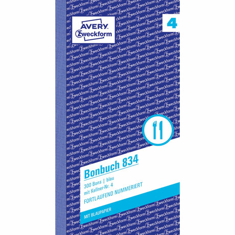 Avery-Zweckform | Bonbuch | 834