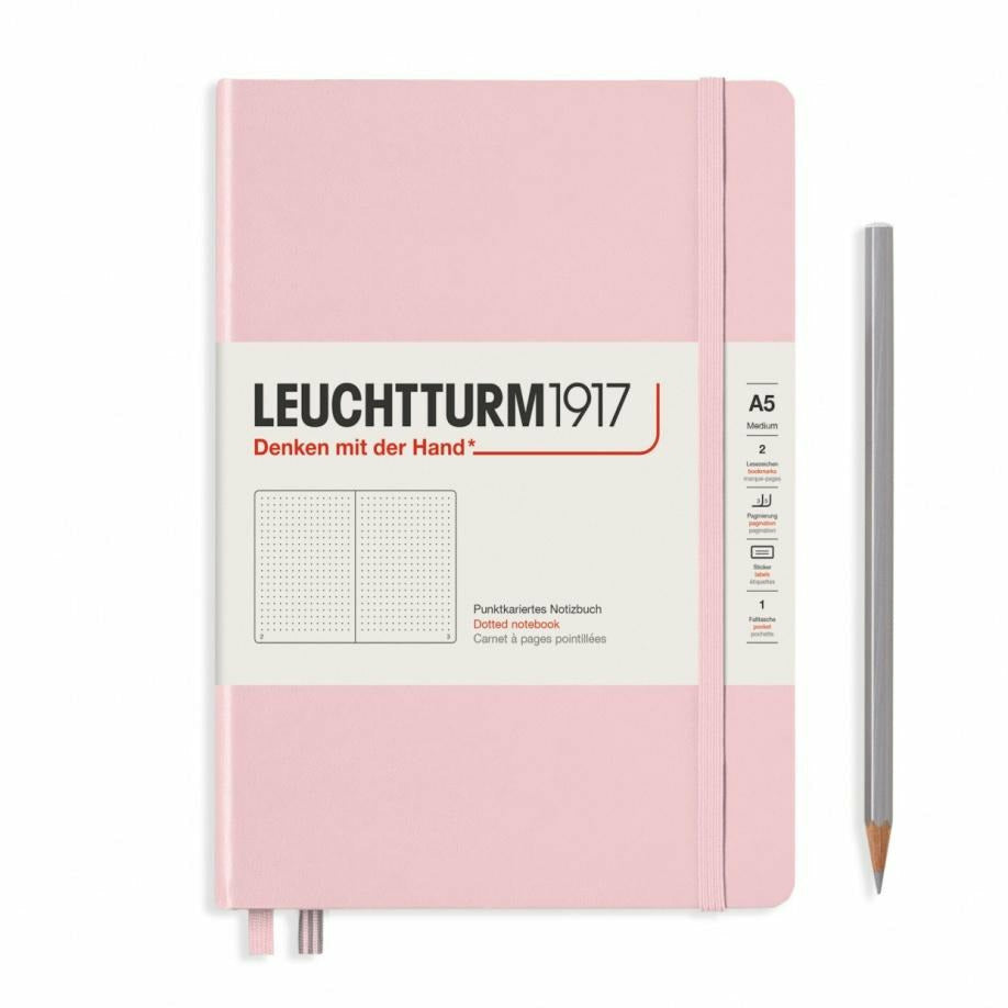 Notizbuch Medium (A5), Hardcover, 251 nummerierte Seiten
