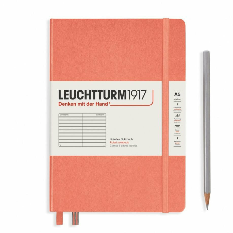 Notizbuch Medium (A5), Hardcover, 251 nummerierte Seiten