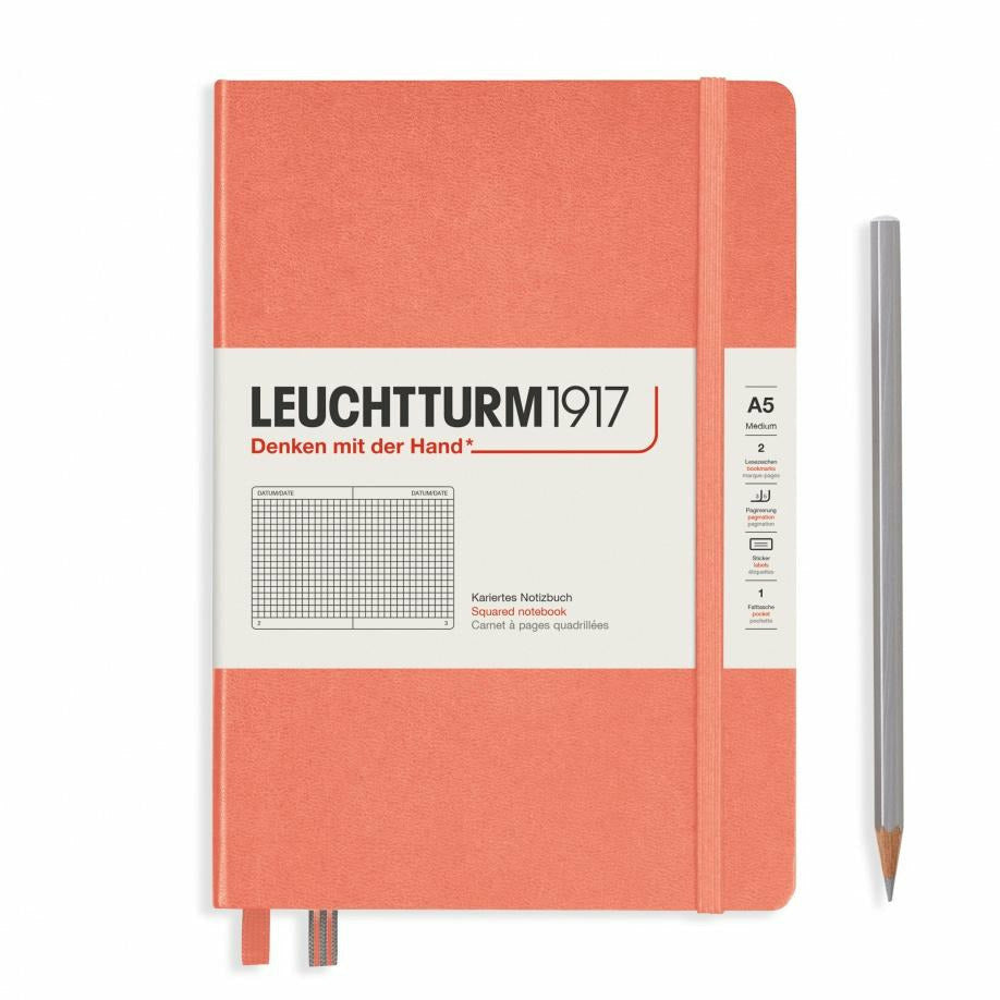 Notizbuch Medium (A5), Hardcover, 251 nummerierte Seiten