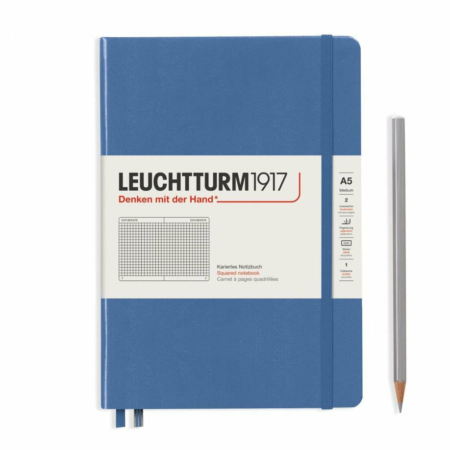 Notizbuch Medium (A5), Hardcover, 251 nummerierte Seiten