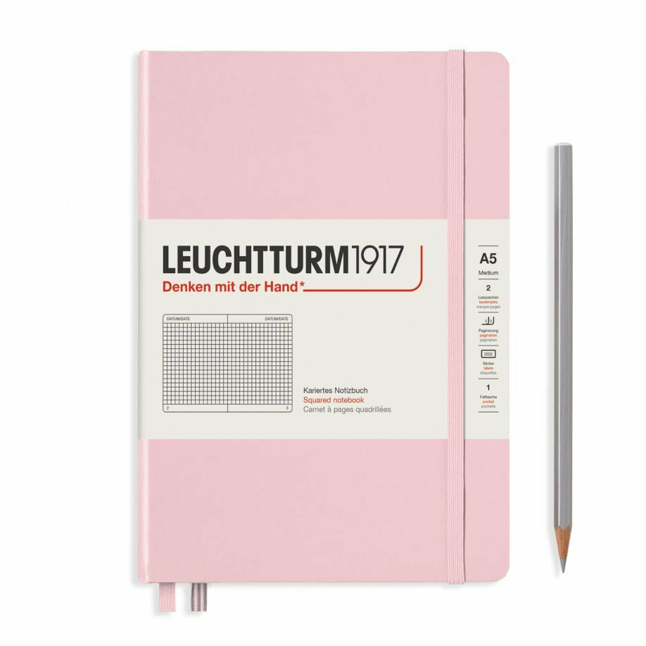 Notizbuch Medium (A5), Hardcover, 251 nummerierte Seiten