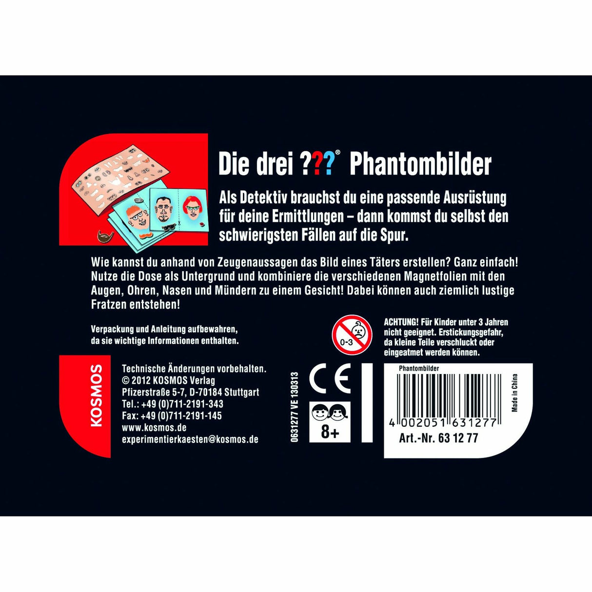 Die drei ??? Phantombilder (kleine Dose)