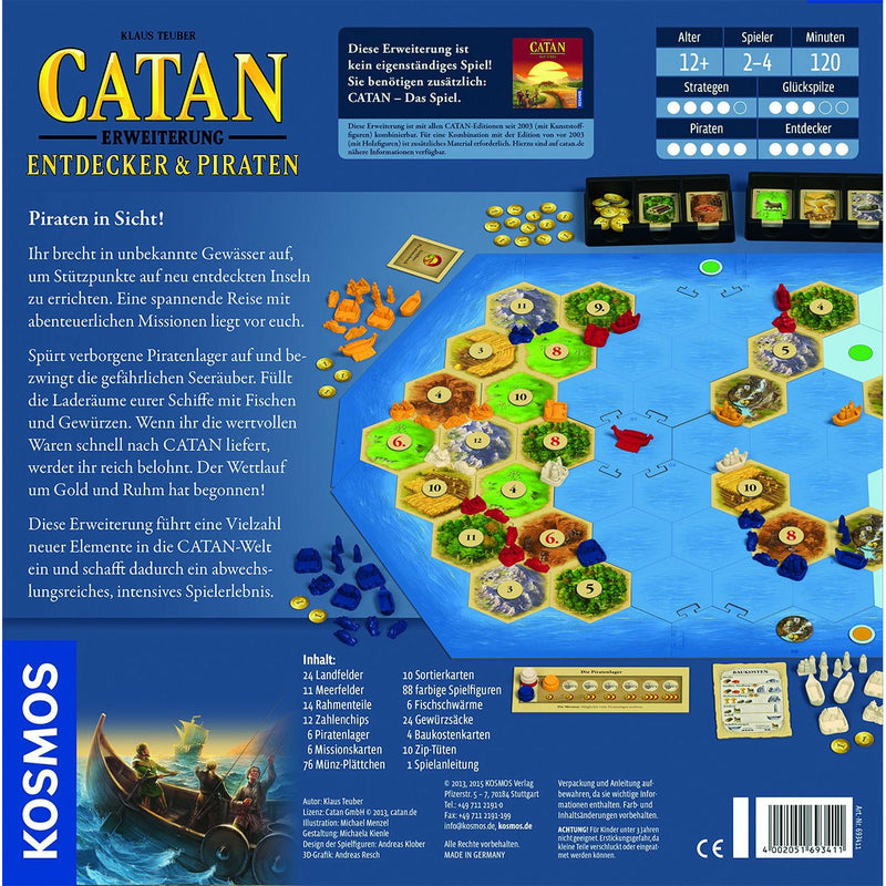 KOSMOS | Catan - Entdecker & Piraten 3-4 Spieler
