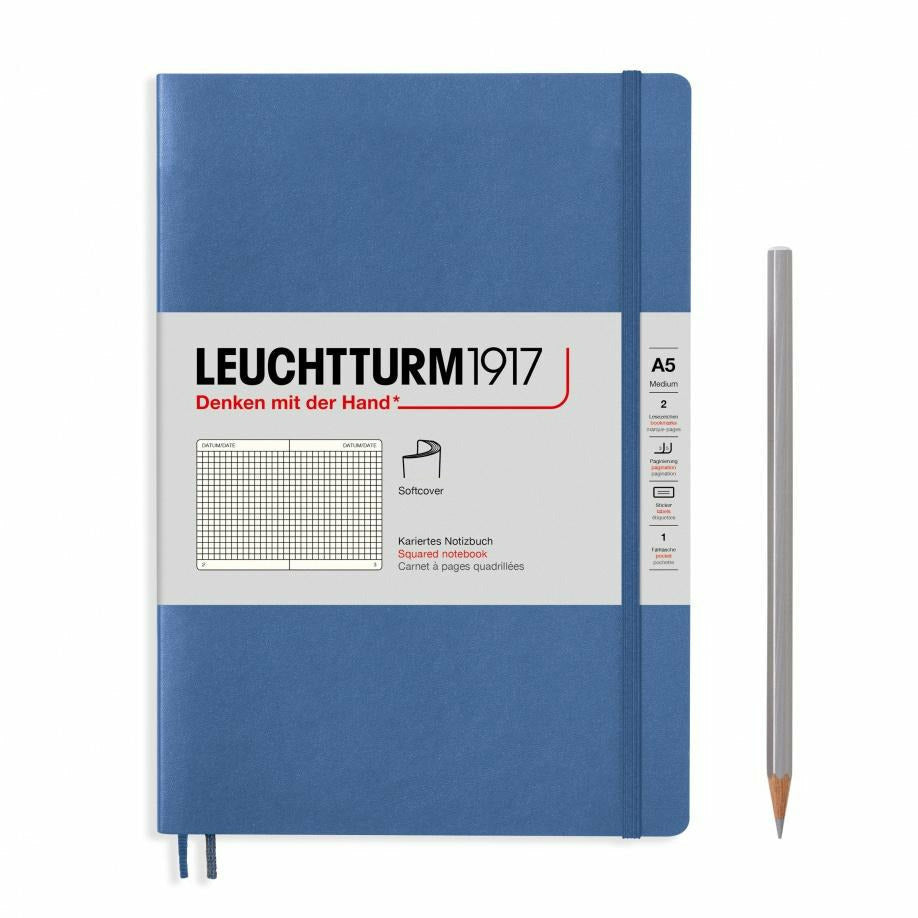 Notizbuch Medium (A5), Softcover, 123 nummerierte Seiten