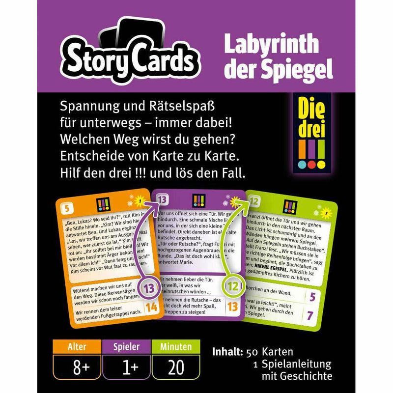 KOSMOS | Story Cards - Die drei !!! Labyrinth der Spiegel
