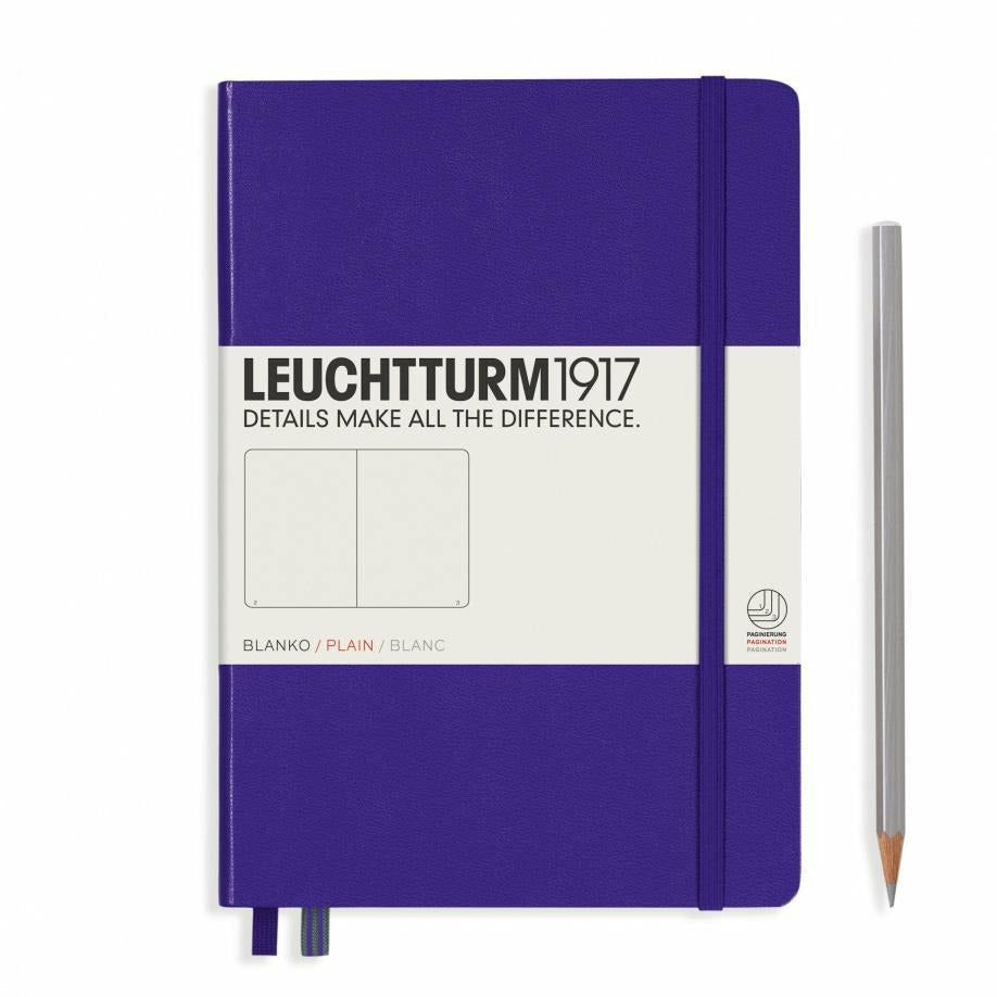 Notizbuch Medium (A5), Hardcover, 251 nummerierte Seiten