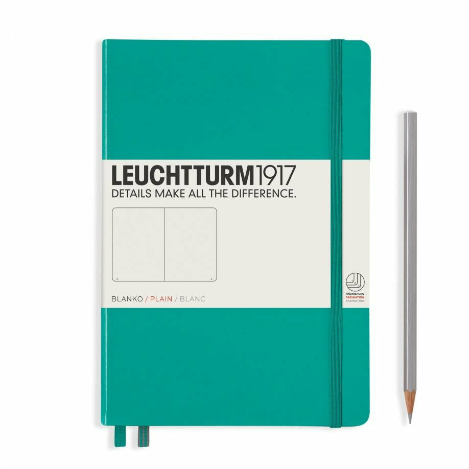 Notizbuch Medium (A5), Hardcover, 251 nummerierte Seiten