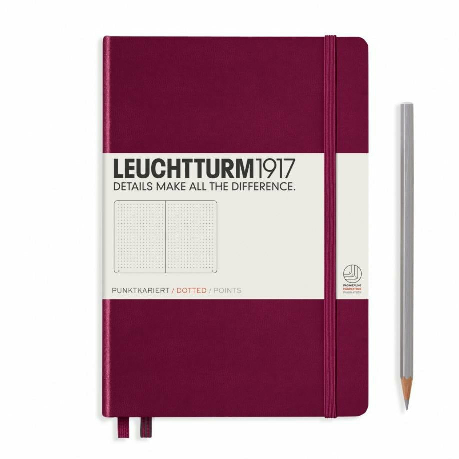 Notizbuch Medium (A5), Hardcover, 251 nummerierte Seiten