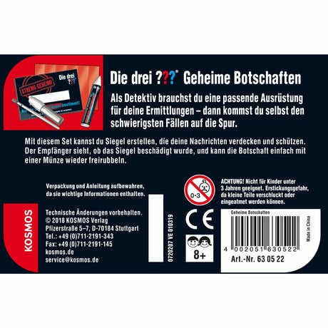 Die drei ??? Geheime Botschaften (kleine Dose)