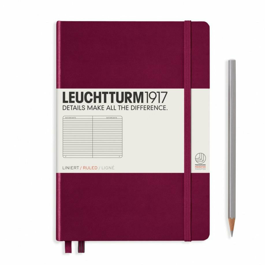 Notizbuch Medium (A5), Hardcover, 251 nummerierte Seiten