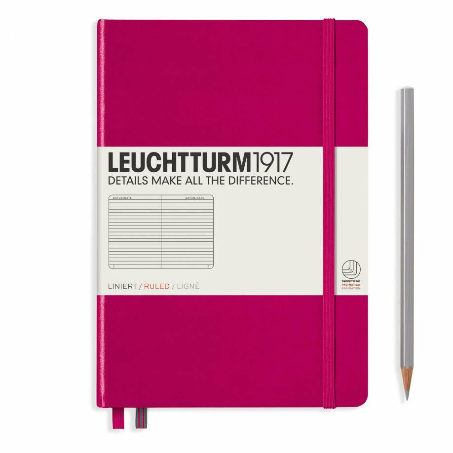 Notizbuch Medium (A5), Hardcover, 251 nummerierte Seiten