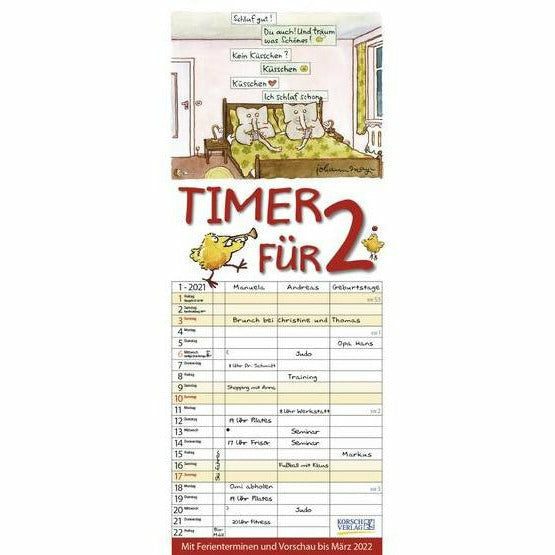 Timer für 2 2021