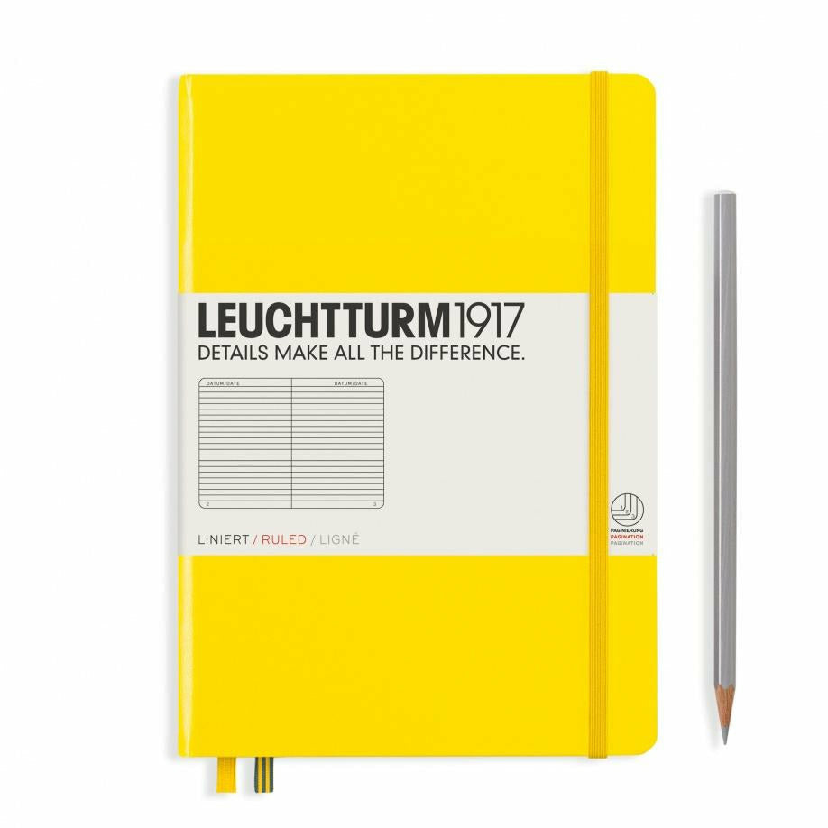 Notizbuch Medium (A5), Hardcover, 251 nummerierte Seiten