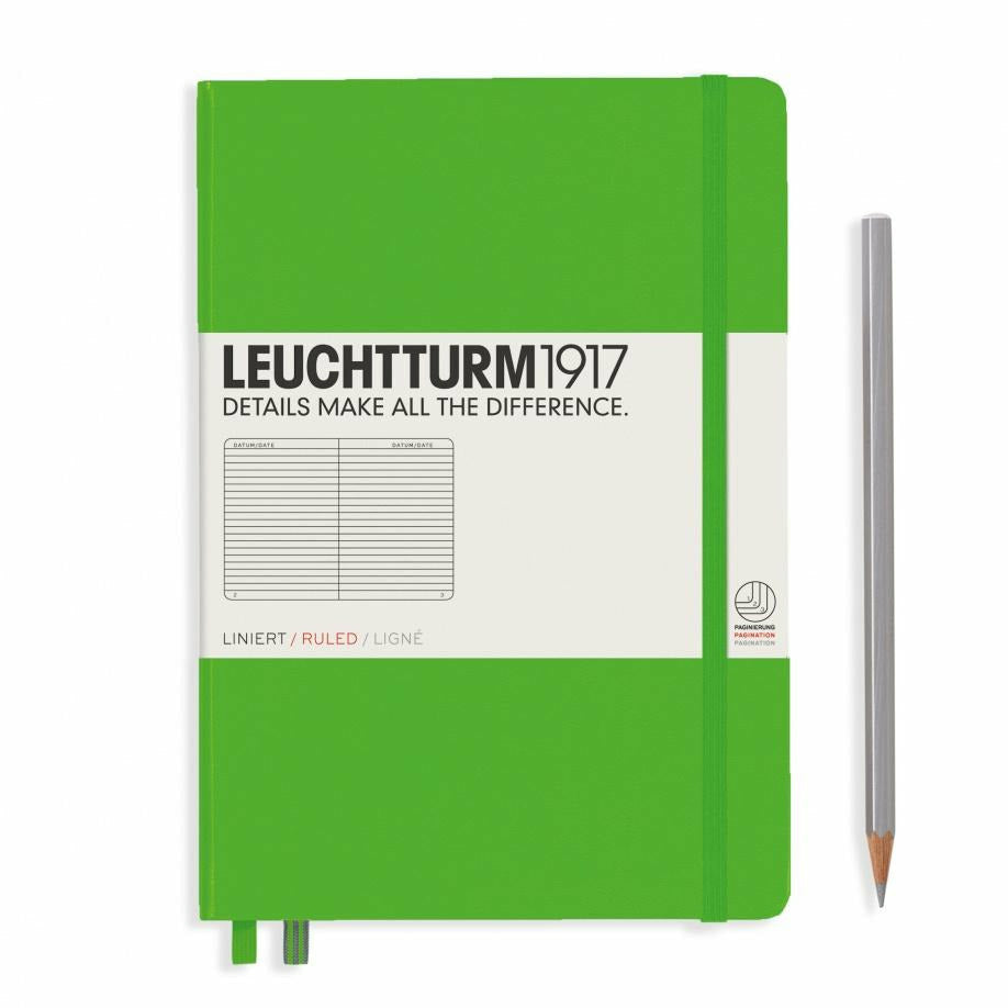 Notizbuch Medium (A5), Hardcover, 251 nummerierte Seiten