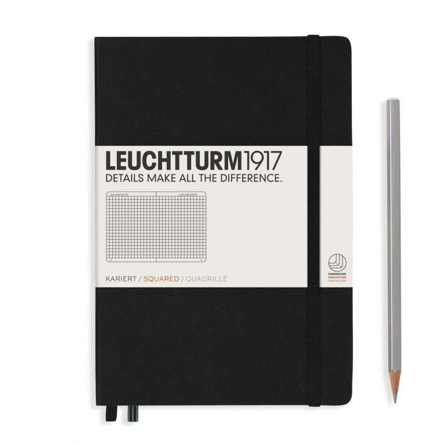 Notizbuch Medium (A5), Hardcover, 251 nummerierte Seiten