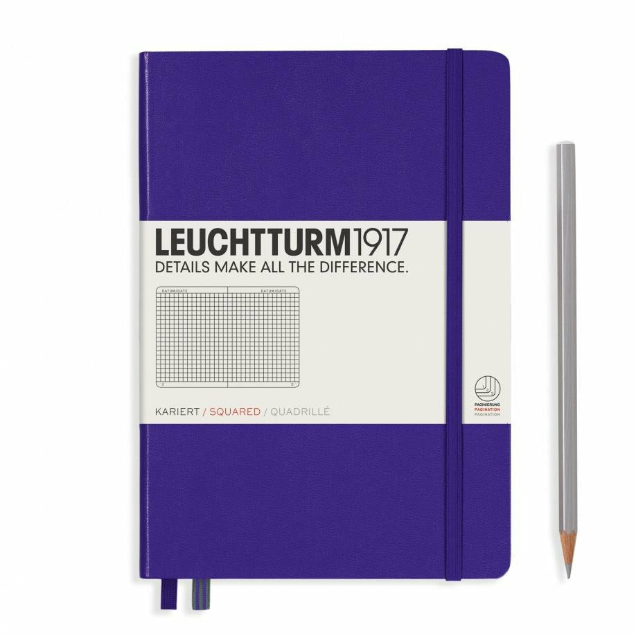 Notizbuch Medium (A5), Hardcover, 251 nummerierte Seiten