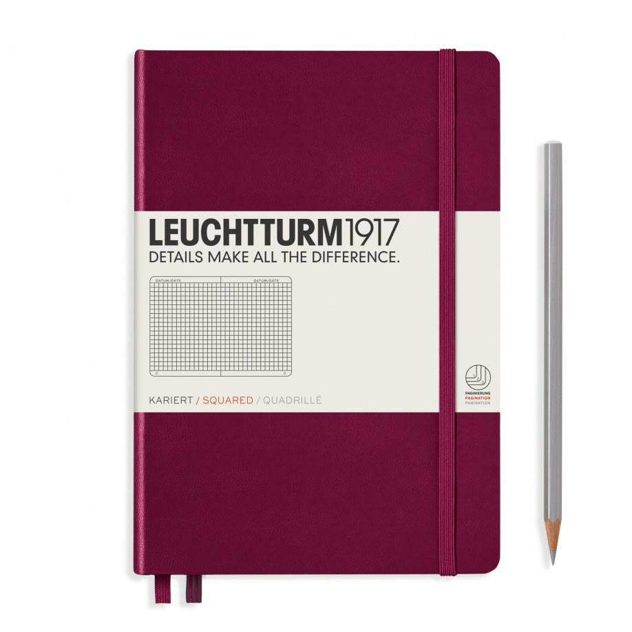 Notizbuch Medium (A5), Hardcover, 251 nummerierte Seiten