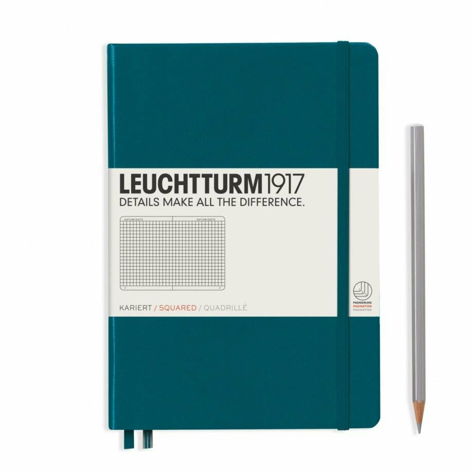 Notizbuch Medium (A5), Hardcover, 251 nummerierte Seiten