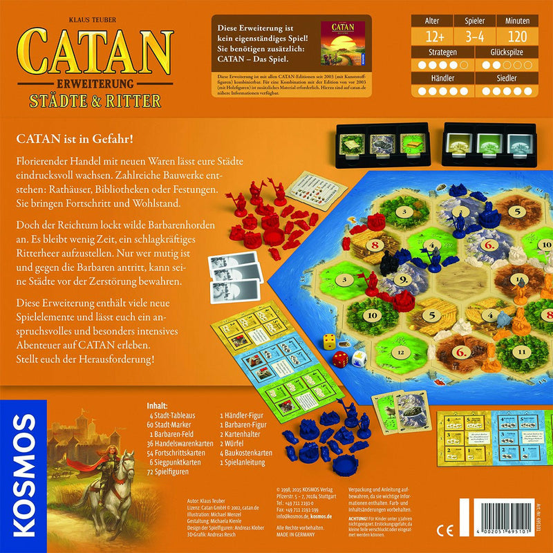 KOSMOS | Catan -  Städte & Ritter 3-4 Spieler