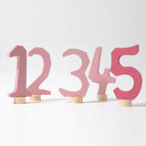 Grimm's | Zahlenstecker rosa einzeln 4