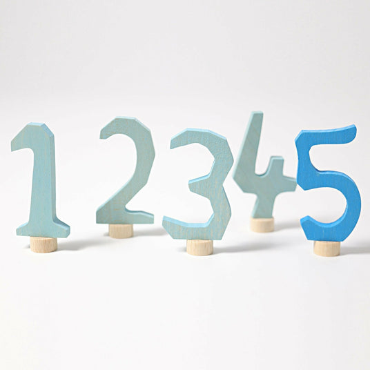 Grimm's | Zahlenstecker blau einzeln 1