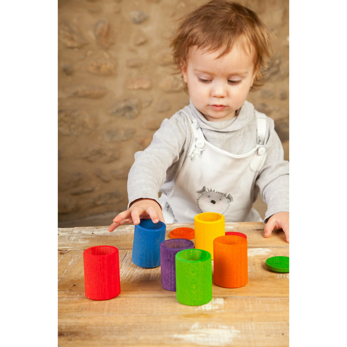 GRAPAT | Coloured cups with lid | Bunte Becher mit Deckel