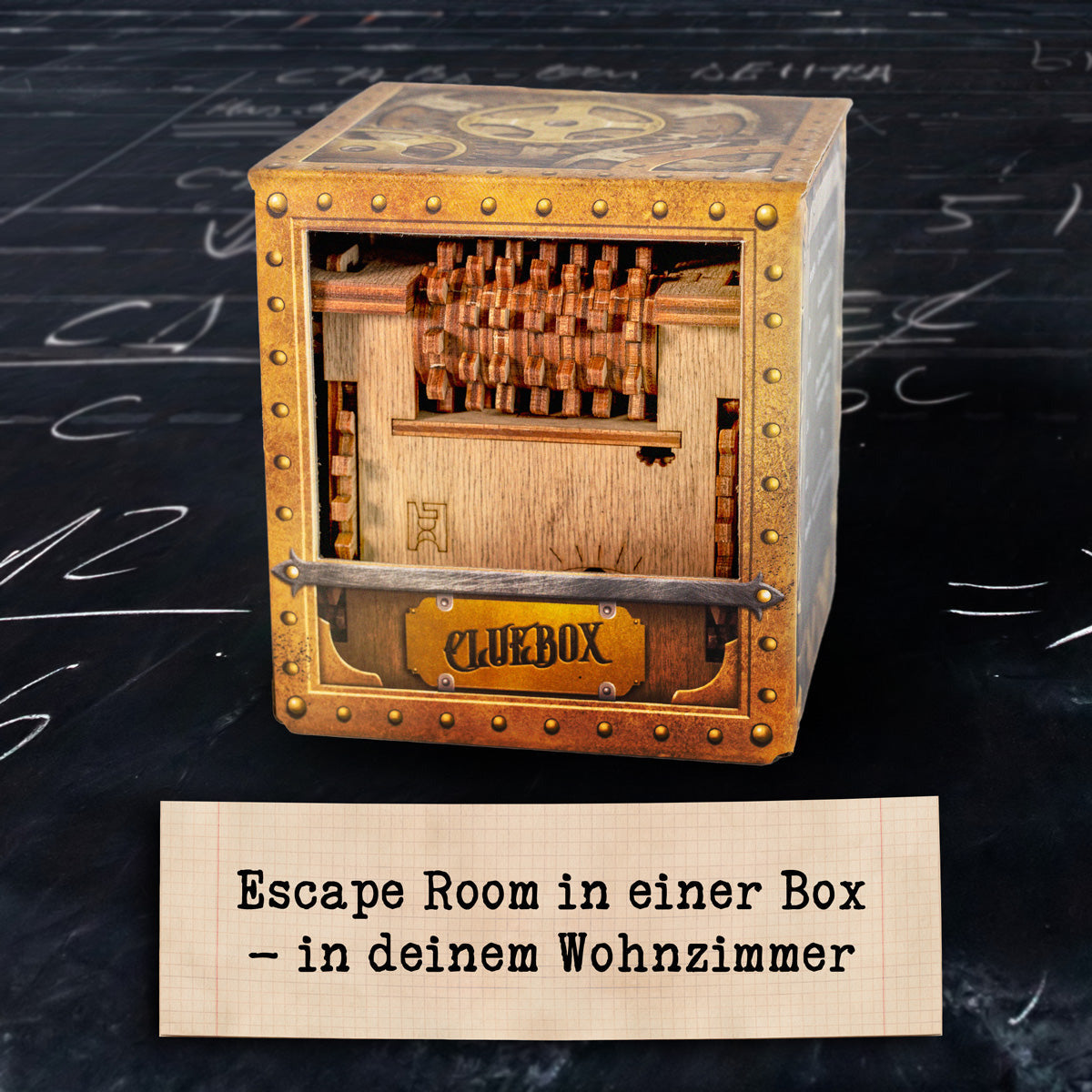 Cluebox | Escape Room in einer Box | Schrödingers Katze