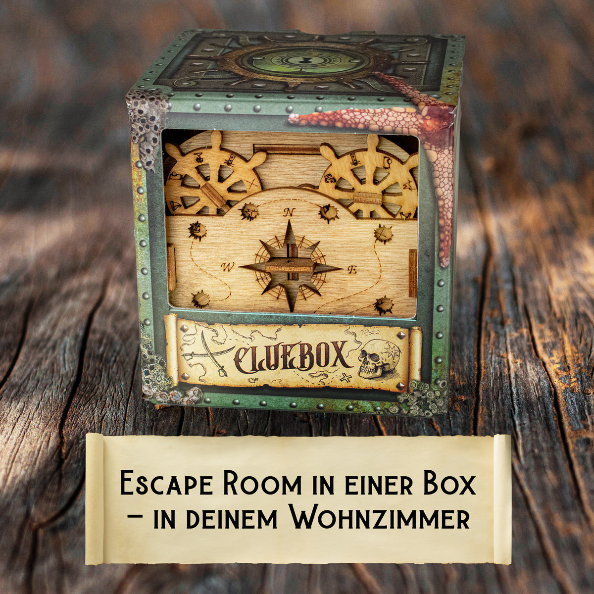 Cluebox | Escape Room in einer Box | Davy Jones' Locker