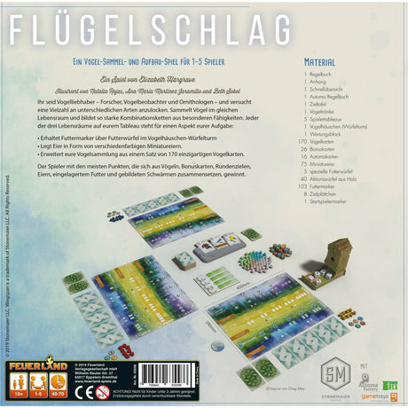 Feuerland Spiele | Flügelschlag | Kennerspiel des Jahres 2019