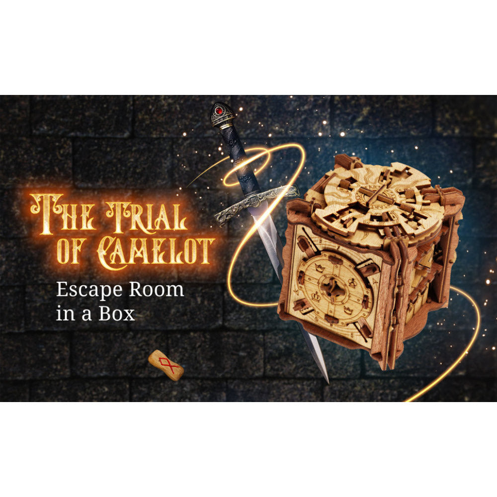 Cluebox | Escape Room in einer Box | The Trial of Camelot